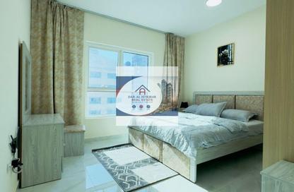 Apartment - 2 Bedrooms - 1 Bathroom for rent in Al Taawoon Towers - Al Khan - Sharjah