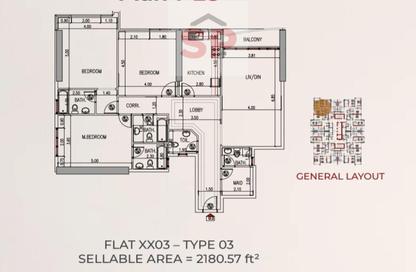 Apartment - 3 Bedrooms - 5 Bathrooms for sale in Al Teneiji Tower - Al Mamzar - Sharjah - Sharjah