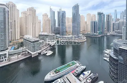 Apartment - 1 Bedroom - 2 Bathrooms for rent in Silverene Tower B - Silverene - Dubai Marina - Dubai