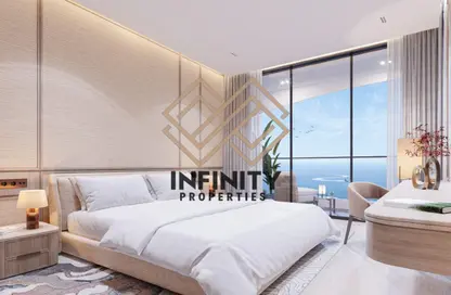 شقة - غرفة نوم - 2 حمامات للبيع في برج الكورنيش - طريق كورنيش عجمان - عجمان شقة - غرفة نوم - 2 حمامات للبيع في برج الكورنيش - طريق كورنيش عجمان - عجمان