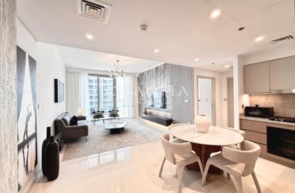 Apartment - 1 - 1 for rent in Beach Isle Tower 2 - Beach Isle - Emaar Beachfront - Dubai Harbour - Dubai