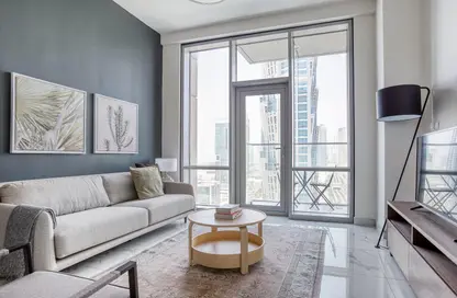 شقة - غرفة نوم - 1 حمام للايجار في برج نورا - مدينة الحبتور - الخليج التجاري - دبي