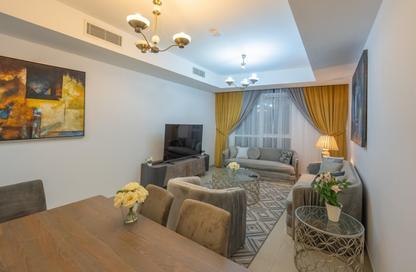 Apartment - 2 Bedrooms - 2 Bathrooms for rent in Beach Tower 2 - Al Khan Lagoon - Al Khan - Sharjah