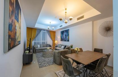 Apartment - 2 Bedrooms - 2 Bathrooms for rent in Beach Tower 2 - Al Khan Lagoon - Al Khan - Sharjah