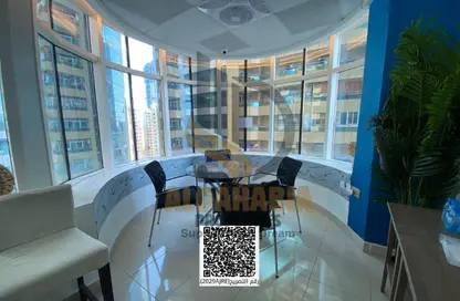 Co-working space - Studio - 2 Bathrooms for rent in Horizon Towers - Ajman Downtown - Ajman