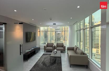Office Space - Studio - 1 for rent in Clover Bay Tower - Business Bay - Dubai
