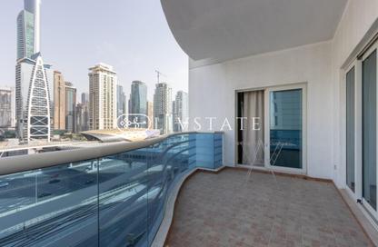 Apartment - 1 - 1 for rent in Cascades Tower - Dubai Marina - Dubai