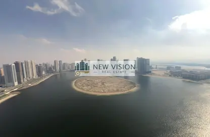 Apartment - 3 Bedrooms - 4 Bathrooms for rent in Danat Al Khan Tower - Al Khan Lagoon - Al Khan - Sharjah