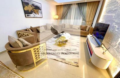 Apartment - 3 Bedrooms - 2 Bathrooms for rent in Beach Tower 2 - Al Khan Lagoon - Al Khan - Sharjah