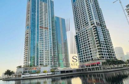 Apartment - 1 Bedroom - 2 Bathrooms for rent in Lakeside Residence - JLT Cluster A - Jumeirah Lake Towers - Dubai