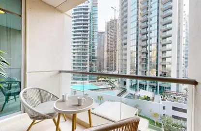 Apartment - 1 Bedroom - 2 Bathrooms for rent in Iris Blue - Dubai Marina - Dubai