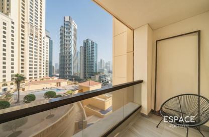 Apartment - 1 Bedroom - 2 Bathrooms for rent in Rimal 4 - Rimal - Jumeirah Beach Residence - Dubai