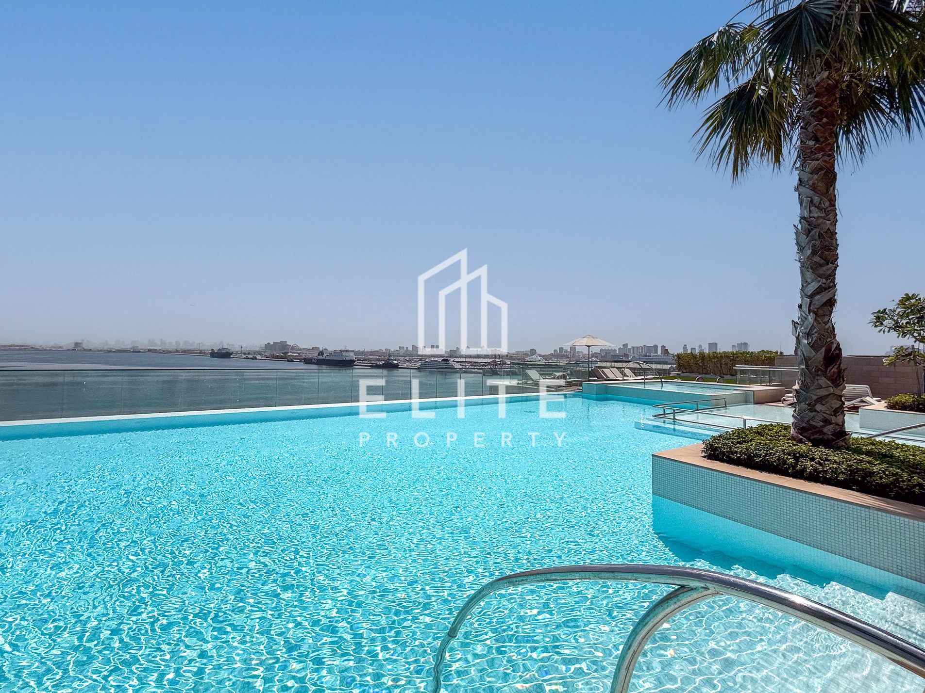 Luxury Waterfront 1BR | With direct Pool Access
