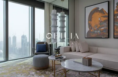 Apartment - 1 Bedroom - 2 Bathrooms for rent in One Za'abeel Tower - Zabeel 1 - Zabeel - Dubai