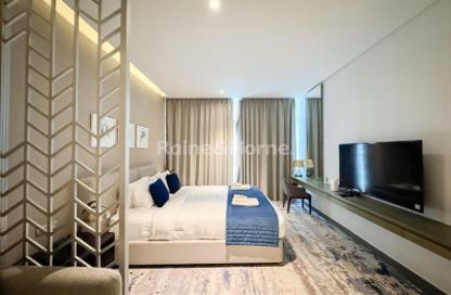 Apartment - Studio - 1 Bathroom for rent in Damac Maison Prive A - Damac Maison Prive - Business Bay - Dubai