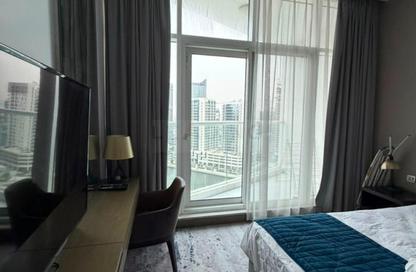Apartment - Studio - 1 Bathroom for rent in Damac Maison Prive A - Damac Maison Prive - Business Bay - Dubai