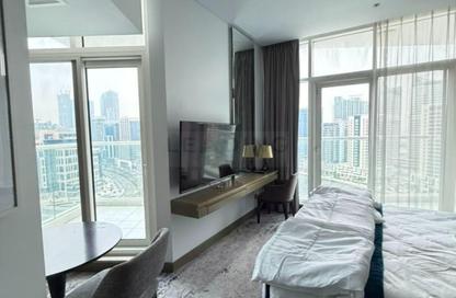 Apartment - Studio - 1 Bathroom for rent in Damac Maison Prive A - Damac Maison Prive - Business Bay - Dubai