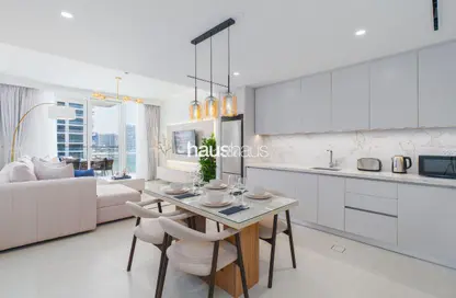 شقة - غرفة نوم - 1 حمام للايجار في برج قصر الشاطئ 2 - إعمار بيتشفرونت - دبي هاربور - دبي