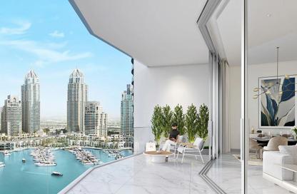 Apartment - 1 - 1 for sale in Marina Shores - Dubai Marina - Dubai