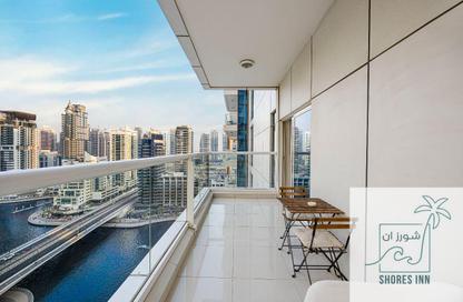 Apartment - 1 Bedroom - 2 Bathrooms for rent in Continental Tower - Dubai Marina - Dubai