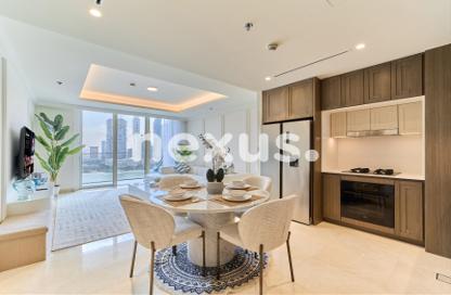 Apartment - 2 - 2 for sale in Palace Beach Residence Tower 1 - Palace Beach Residence - Emaar Beachfront - Dubai Harbour - Dubai