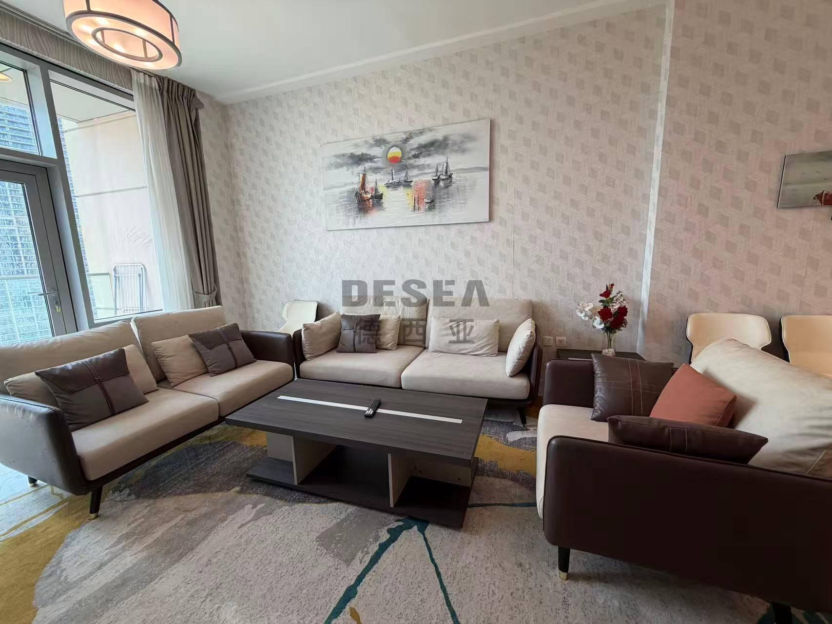 Furnished 2BR | Community View | Business Bay