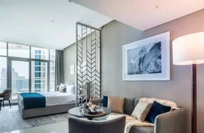 Apartment - Studio - 1 Bathroom for rent in Damac Maison Prive A - Damac Maison Prive - Business Bay - Dubai