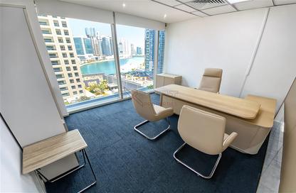 Office Space - Studio - 1 Bathroom for rent in The Binary Tower - Business Bay - Dubai