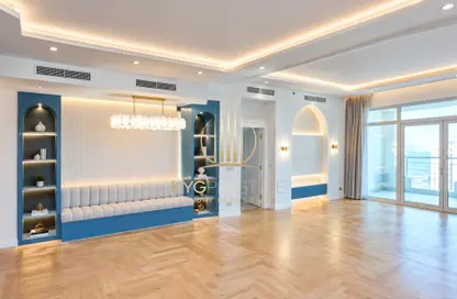Apartment - 3 Bedrooms - 4 Bathrooms for rent in Abu Keibal - Shoreline Apartments - Palm Jumeirah - Dubai