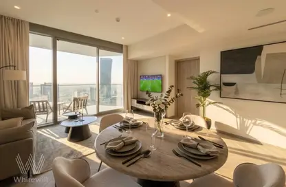 شقة - 2 غرف نوم - 2 حمامات للايجار في بنينسولا ثري - بنينسولا - الخليج التجاري - دبي