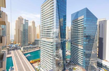 Apartment - 1 - 1 for rent in Al Majara 1 - Al Majara Towers - Dubai Marina - Dubai
