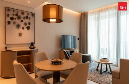 Apartment - 1 - 2 for rent in Jumeirah Gate Tower 2 - The Address Jumeirah Resort and Spa - Jumeirah Beach Residence - Dubai