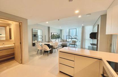 Apartment - 1 - 1 for rent in LIV Waterside - Dubai Marina - Dubai