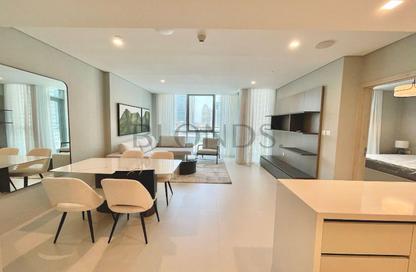 Apartment - 1 - 1 for rent in LIV Waterside - Dubai Marina - Dubai