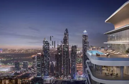 شقة - غرفة نوم - 1 حمام للبيع في برج Seapoint 2 - سي بوينت - إعمار بيتشفرونت - دبي هاربور - دبي
