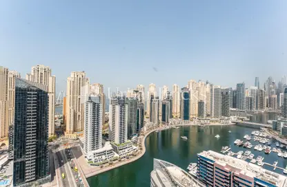 Penthouse - 4 Bedrooms - 5 Bathrooms for rent in Zumurud Tower - Dubai Marina - Dubai