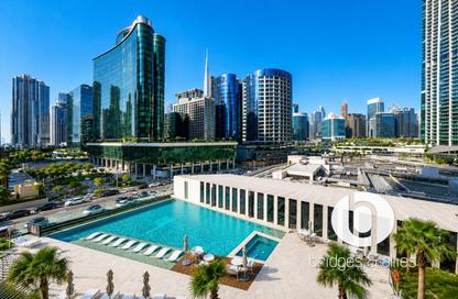 Apartment - Studio - 1 Bathroom for rent in Peninsula Two - Peninsula - Business Bay - Dubai