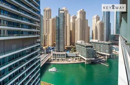 Apartment - Studio - 1 Bathroom for sale in Silverene Tower B - Silverene - Dubai Marina - Dubai
