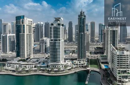 Apartment - 1 - 1 for rent in Escan Tower - Dubai Marina - Dubai