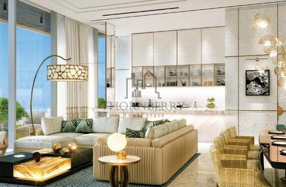 Apartment - 2 Bedrooms - 4 Bathrooms for sale in Cavalli Casa Tower - Dubai Media City - Dubai