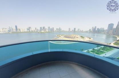 Apartment - 3 Bedrooms - 5 Bathrooms for rent in Al Dana Tower - Al Majaz 3 - Al Majaz - Sharjah