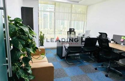 Office Space - Studio - 1 Bathroom for rent in Clover Bay Tower - Business Bay - Dubai