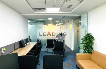 Office Space - Studio - 1 Bathroom for rent in Clover Bay Tower - Business Bay - Dubai