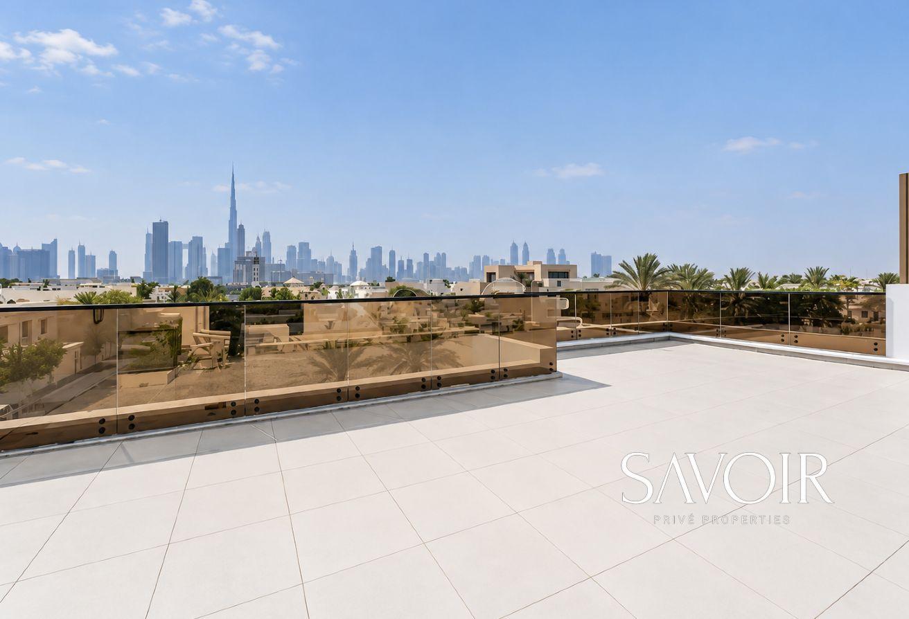New Luxury Villa | Burj Khalifa View | Vacant photo 13