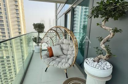 شقة - 2 - 2 للبيع في برج Beach Vista 2 - بيتش فيستا - إعمار بيتشفرونت - دبي هاربور - دبي