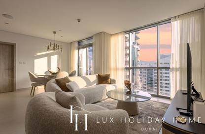 Apartment - 1 - 1 for rent in LIV Waterside - Dubai Marina - Dubai
