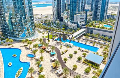 Apartment - 1 - 2 for rent in Sun Tower - Shams Abu Dhabi - Al Reem Island - Abu Dhabi