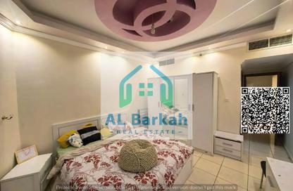 شقة - غرفة نوم - 2 حمامات للايجار في أورينت تاور 1 - أورينت تاور - البستان - عجمان