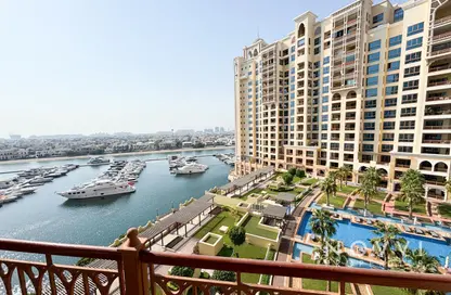 شقة - 2 غرف نوم - 4 حمامات للايجار في مساكن المارينا 1 - مساكن المارينا - نخلة جميرا - دبي