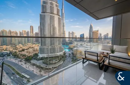 Apartment - 2 Bedrooms - 3 Bathrooms for rent in Boulevard Point - Downtown Dubai - Dubai